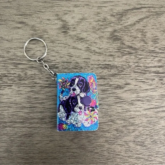 Lisa Frank Mini Notebook Keychain - Picture 1 of 4